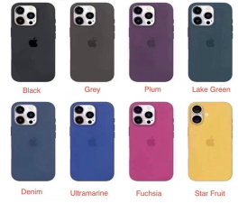 Чохол Silicone Case 1:1 for iPhone 16 Pro with MagSafe animation gray