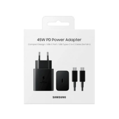 МЗП 1Port Samsung EP-TA845 Compact USB-C PD 45W Type-C to Type-C black