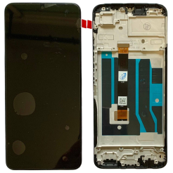 Дисплей Realme C51 | Realme C60 | Note 50 black, с рамкой, Service Pack Original