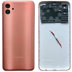 Задня кришка Samsung A045 Galaxy A04 2022 gold (зі склом камери)