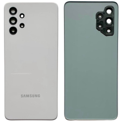 Задняя крышка Samsung A325 Galaxy A32 2021 white (со стеклом камеры)