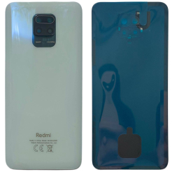 Задня кришка Xiaomi Redmi Note 9S white (зі склом камери)