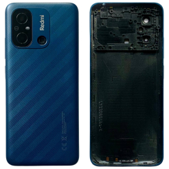 Задня кришка Xiaomi Redmi 12C blue (зі склом камери)