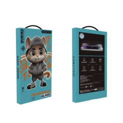 Защитное стекло CASETORI Sample HD 3D iPhone 15 Pro Max black (в упаковке)