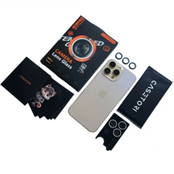 Защитное стекло камеры CASETORI Lens Glass Sample AR Antireflective iPhone 14 Pro | iPhone 14 Pro Max black (в упаковке)