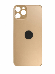 Задня кришка корпуса iPhone 11 Pro gold, великий виріз під камеру, 1:1 Original