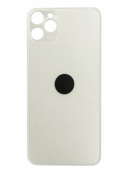 Задня кришка корпуса iPhone 11 Pro Max white, великий виріз під камеру, 1:1 Original