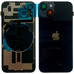 Задня кришка корпуса iPhone 14 black, зі склом камери, MagSafe, NFC, 1:1 Original