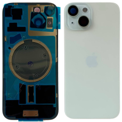 Задняя крышка корпуса iPhone 15 blue, со стеклом камеры, MagSafe, 1:1 Original