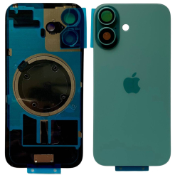 Задняя крышка корпуса iPhone 16 green, со стеклом камеры, MagSafe, 1:1 Original