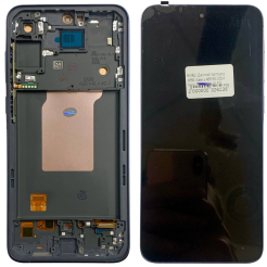 Дисплей Samsung A556 Galaxy A55 5G 2024 black, с рамкой, OLED