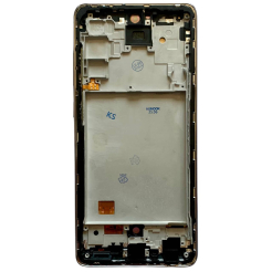 Дисплей Samsung A725 Galaxy A72 2021 white, з рамкою, OLED