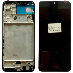 Дисплей Samsung A325 Galaxy A32 2021 black, з рамкою, INCELL