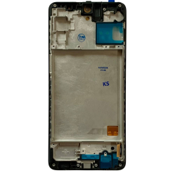 Дисплей Samsung M317 Galaxy M31S black, з рамкою, OLED