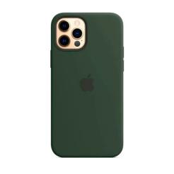 Чехол Silicone Case 1:1 for iPhone 12 | iPhone 12 Pro with MagSafe animation, cyprus green