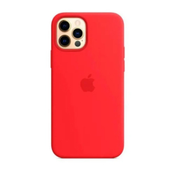 Чехол Silicone Case 1:1 for iPhone 13 with MagSafe animation, product red