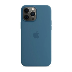Чехол Silicone Case 1:1 for iPhone 13 with MagSafe animation, blue jay