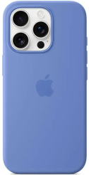 Чехол Silicone Case 1:1 for iPhone 16 Pro Max with MagSafe animation, periwinkle