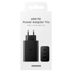 МЗП 2Port Samsung EP-TG530 Compact USB+2USB-C PD 65W, black