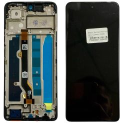 Дисплей Infinix Hot 40 black, з рамкою, Original (China)