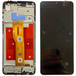 Дисплей Samsung A075 Galaxy A07 2025 black, з рамкою, Original (China)