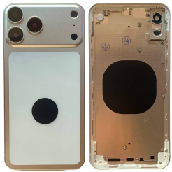 Корпус iPhone Xs Max white в формі iPhone 17 Pro Max, High Quiality