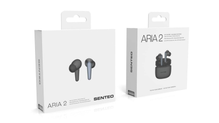 Бездротові навушники TWS SENTEO ARIA 2 Studio (black)