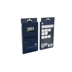 Защитное стекло SENTEO 9H Privacy iPhone 15 Pro Max black (в упаковке)