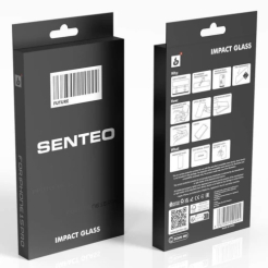 Защитное стекло SENTEO 9H Protocol 1 iPhone 17 Pro (в упаковке)