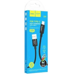 Кабель Hoco X89 USB to Micro 1m (black)