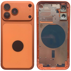 Корпус iPhone 12 в формі iPhone 17 Pro orange, High Quiality