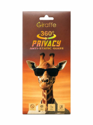 Захисне скло Giraffe ESD Privacy Anti-Static for iPhone 16 Pro Max black (в упаковці)