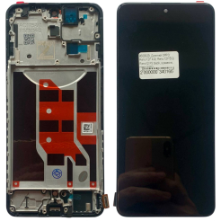 Дисплей OPPO Reno 12F 4G | Reno 12F 5G | Reno12 FS black, з рамкою, Hard OLED