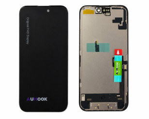 Дисплей iPhone 16 black, з рамкою, AUMOOK Prime SOFT OLED (move IC)