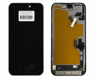 Дисплей iPhone 16 black, з рамкою, 60Hz SOFT OLED (без помилки)