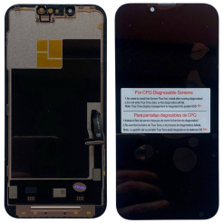Дисплей iPhone 13 Pro black, з рамкою, CPG Soft OLED 120Hz (без помилки)