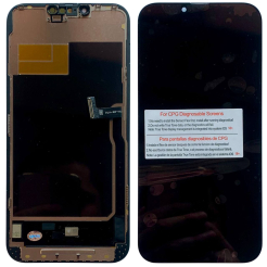 Дисплей iPhone 13 Pro Max black, з рамкою, CPG Soft OLED 120Hz (без помилки)