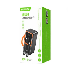 Power Bank Kakusiga KSC-1090 4 USB/ 2USB-C 22.5W 50000mAh black