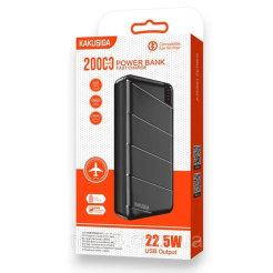Power Bank Kakusiga KSC-1086 2USB/ 2USB-C 22.5W 20000mAh black