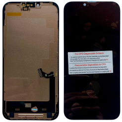 Дисплей iPhone 14 Plus black, з рамкою, CPG Soft OLED (без помилки)