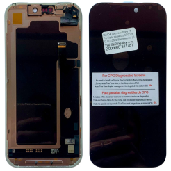 Дисплей iPhone 17 Pro black, з рамкою, CPG Soft OLED 120Hz (без помилки) | З верхнім шлейфом