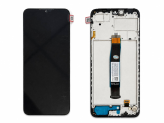 Дисплей Xiaomi Redmi 10C black, с рамкой, спикером, вибро, Original Self Welded
