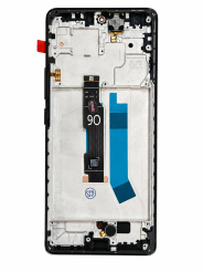 Дисплей Xiaomi Redmi Note 14 Pro 4G (24116RACCG) black, з рамкою, спікером, вібро, Original