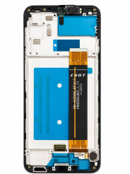 Дисплей Samsung M336 Galaxy M33 5G (M336B_REV0.5) black, с рамкой, спикером, вибро, Original Self Welded