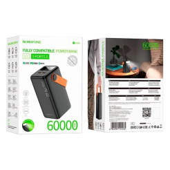 Power Bank BOROFONE BJ66B Magnifico PD20W | QC3.0 60000mAh black