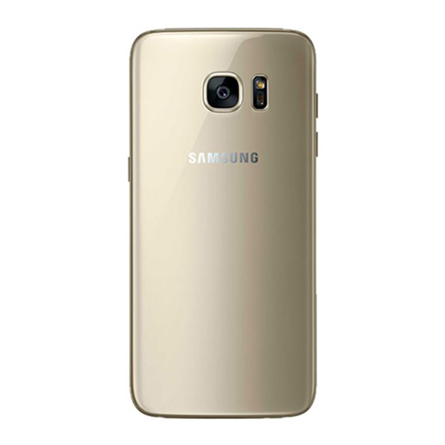 Задняя крышка Samsung G935 Galaxy S7 Edge gold (без стекла камеры)