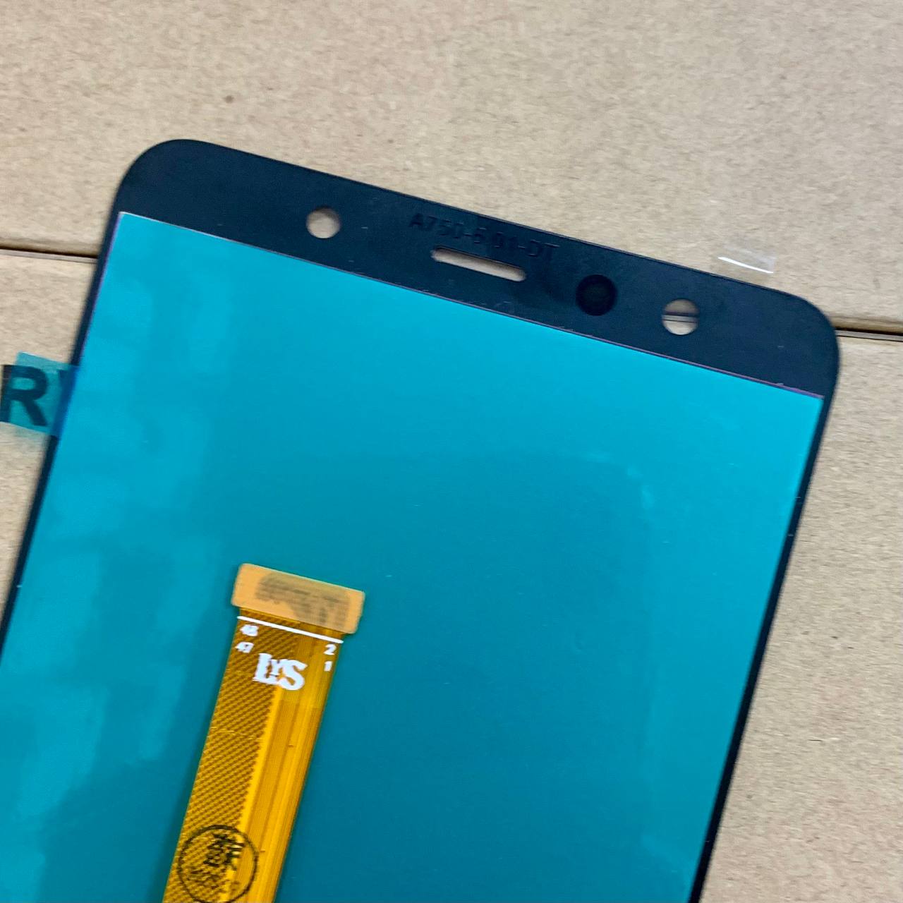 Дисплей Samsung A750 Galaxy A7 2018 black, без рамки, OLED