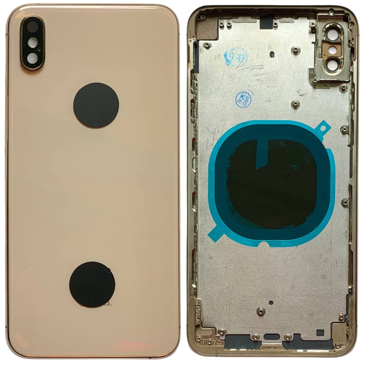 Корпус iPhone Xs Max gold ver. EU, High Quiality