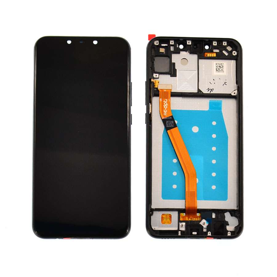 Дисплей Huawei P Smart Plus 2018 black, з рамкою, Original Self Welded