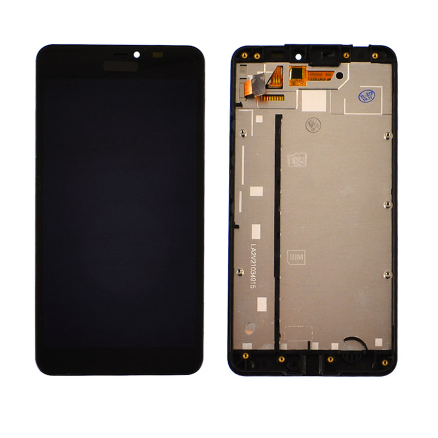 Дисплей Nokia 640 XL black, з рамкою, High Quiality